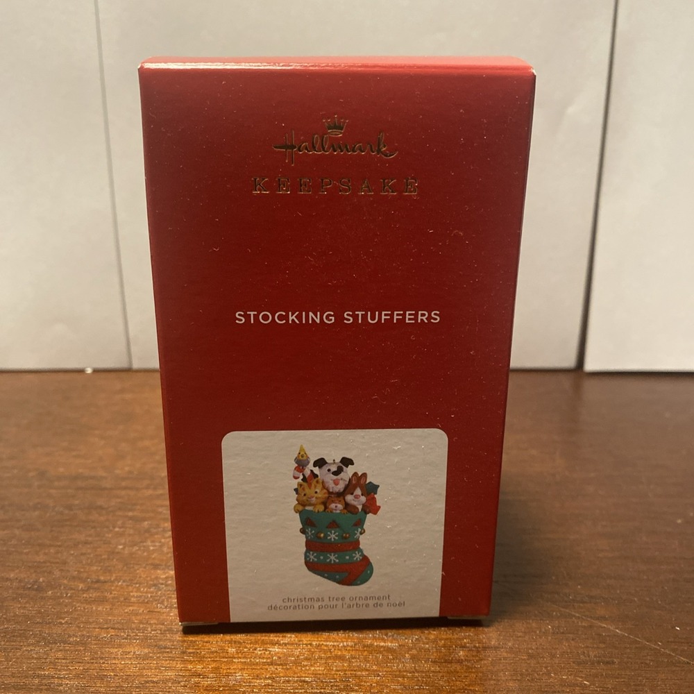 2021 Hallmark Keepsake Stocking Stuffers 1st in series Christmas Ornament
